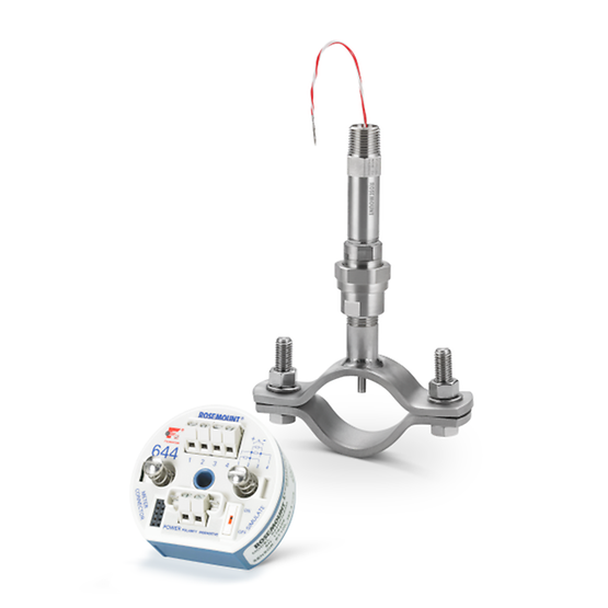 Rosemount 0085  and 644 Temperature Transmitter