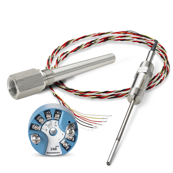 214C RTD Temperature Sensor, 248 Transmitter